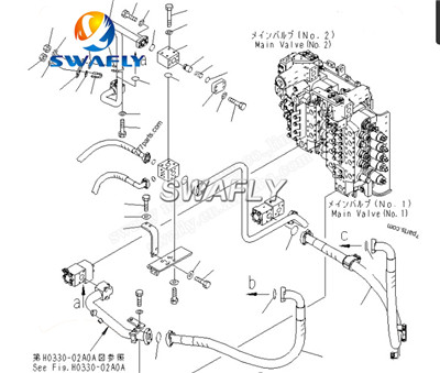 SWAFY کی طرف سے اصل تجدید شدہ KOMATSU PC1250-8 مین کنٹرول والو اسمبلی کا تعارف