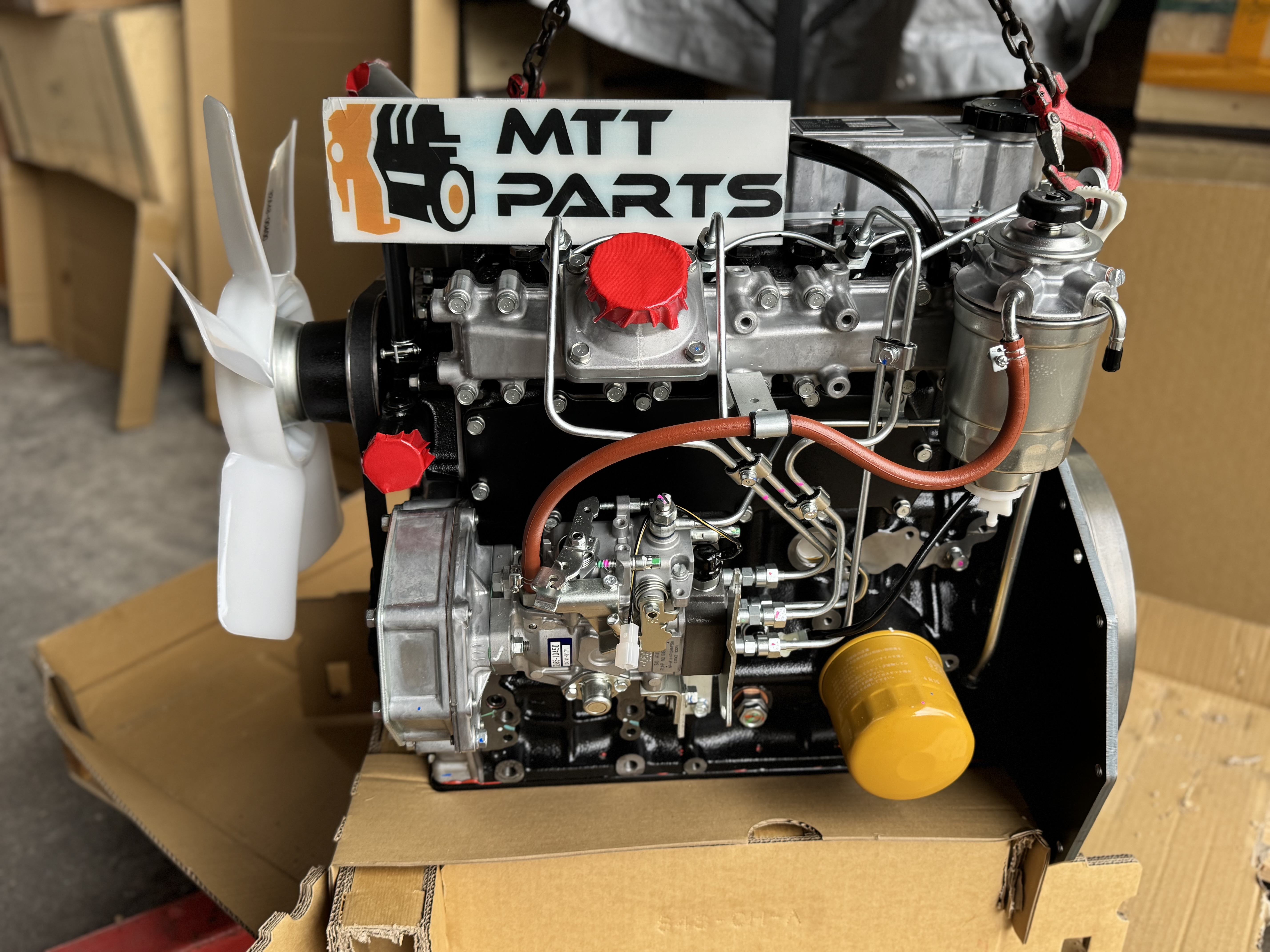 10 بالکل نئے مٹسوبشی S4S انجن کسٹمر کو فراہم کیے گئے۔