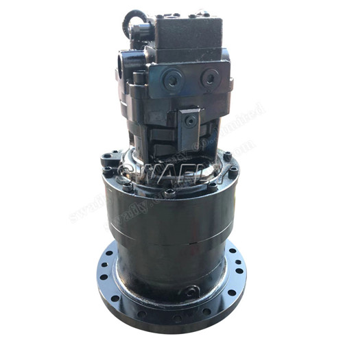 Gearbox M5X130CHB کے ساتھ Kobelco SK200-6E سوئنگ موٹر